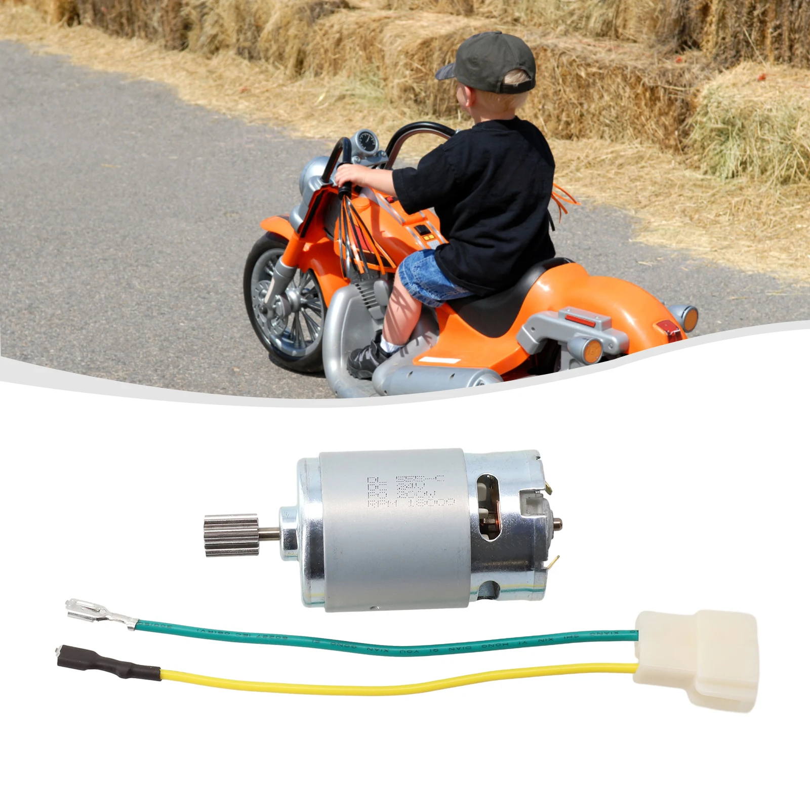 

IDC Connector Electric Car Motor Gearmotors 24V 9-tooth Belt Line Children\\\\\\'s DL 555-C Electric Vehicle Toy Motor