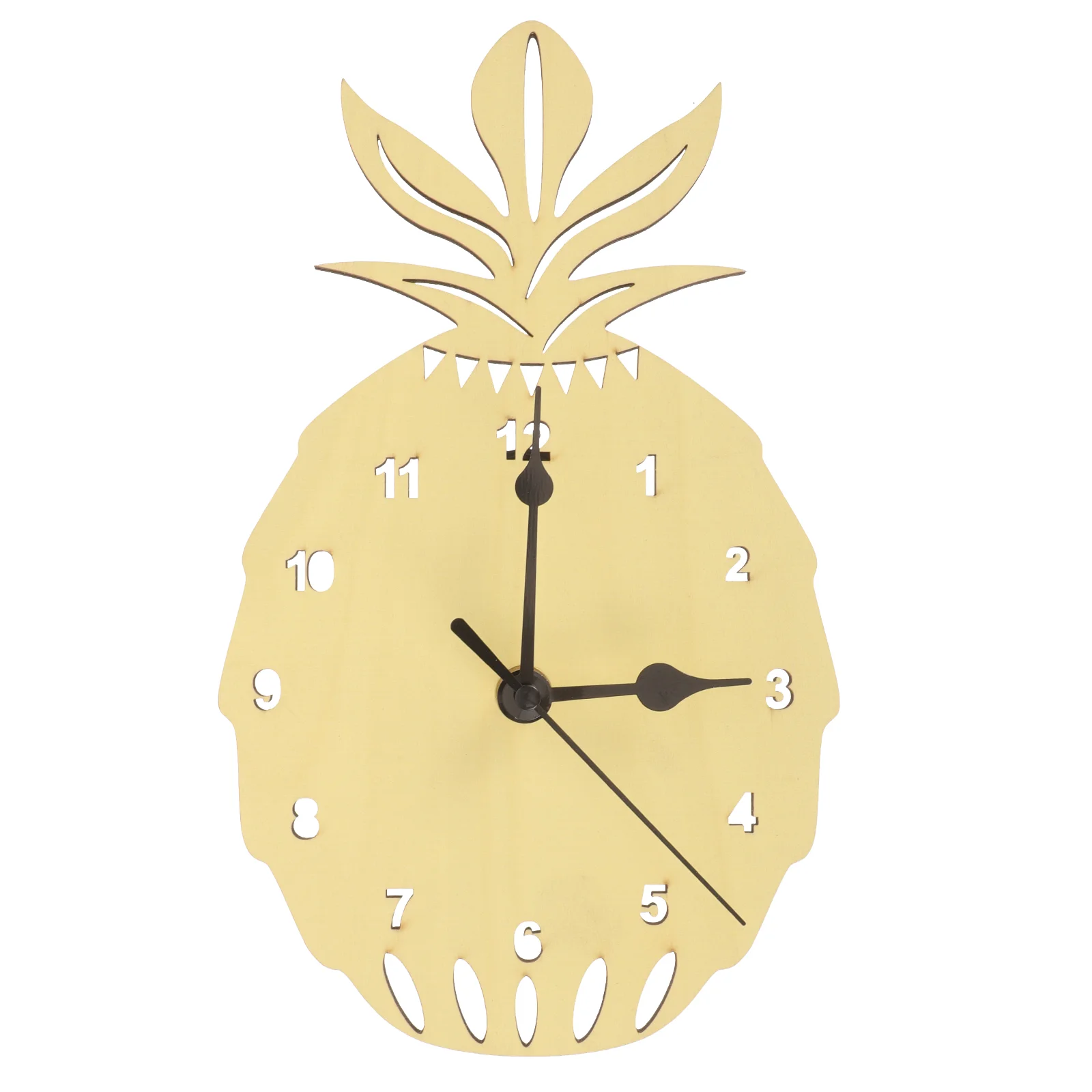 

Room Wall Clock Decor Clocks Bedroom Pineapple Shaped Office Silent Bell Nordic