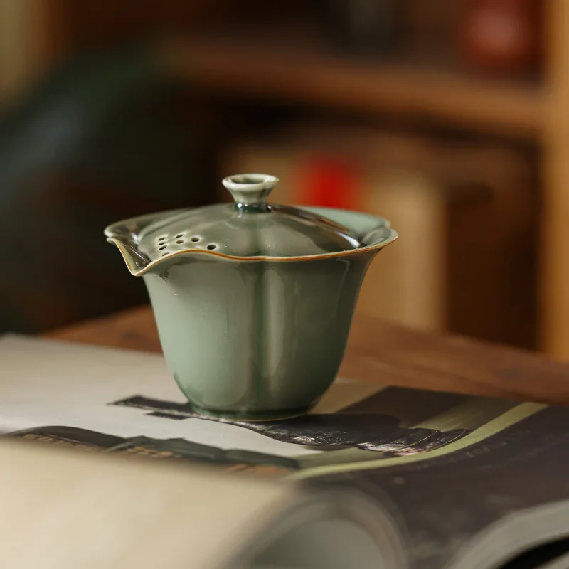 Yue Kiln Celadon Tureen китайский бытовой высококачественный набор чашка для фильтрации