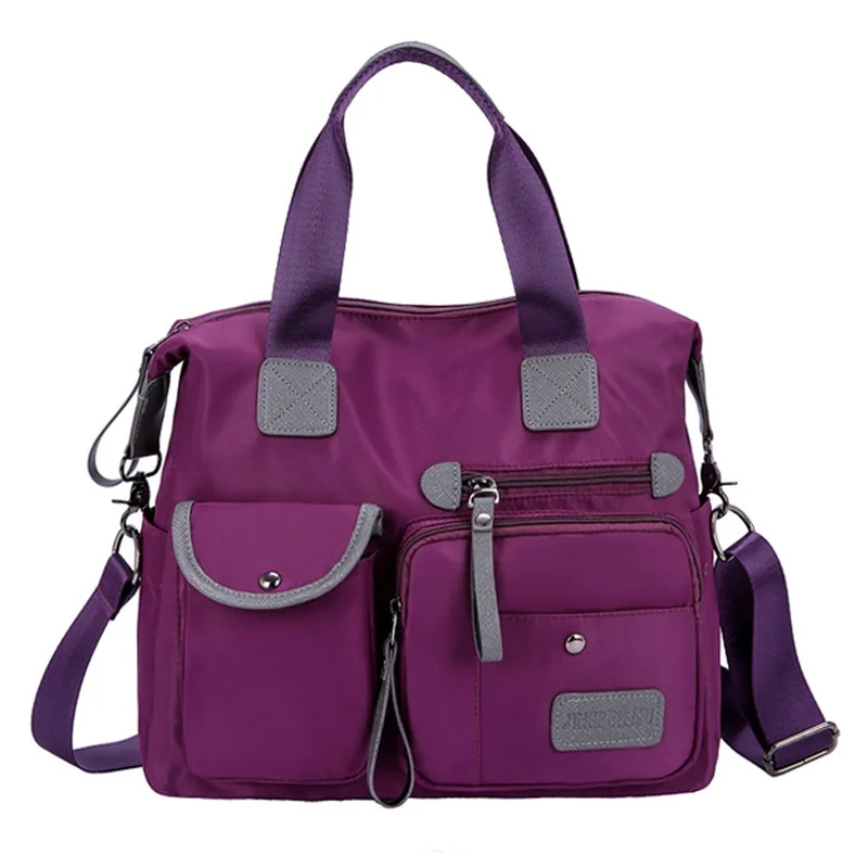 

Нейлоновые женские сумки-мессенджеры, повседневные вместительные дамские сумочки, водонепроницаемые сумки через плечо