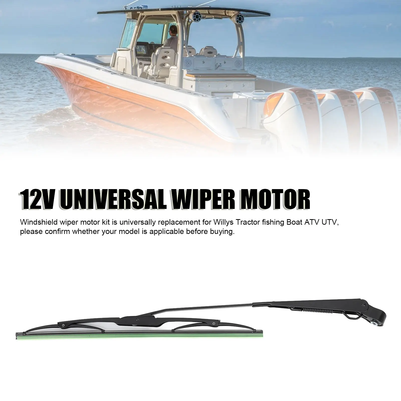 Двигатель стеклоочистителя для лобового стекла 01287358 дюйма 12 В