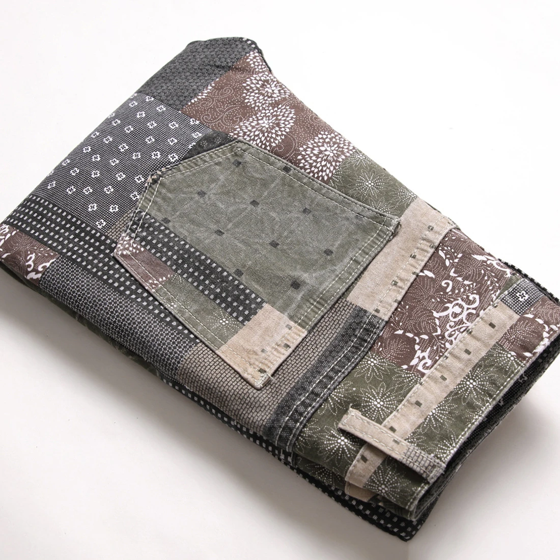 Men Hip Hop Youth Street Jeans 2023 New Patchwork Pattern Casual Style Fashion Male Denim Pants High Quality Mens Pencil Trouser