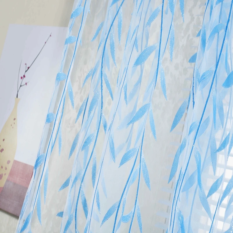 Высококачественные Жаккардовые Шторы Из Вуали С Узором Современные Украшения