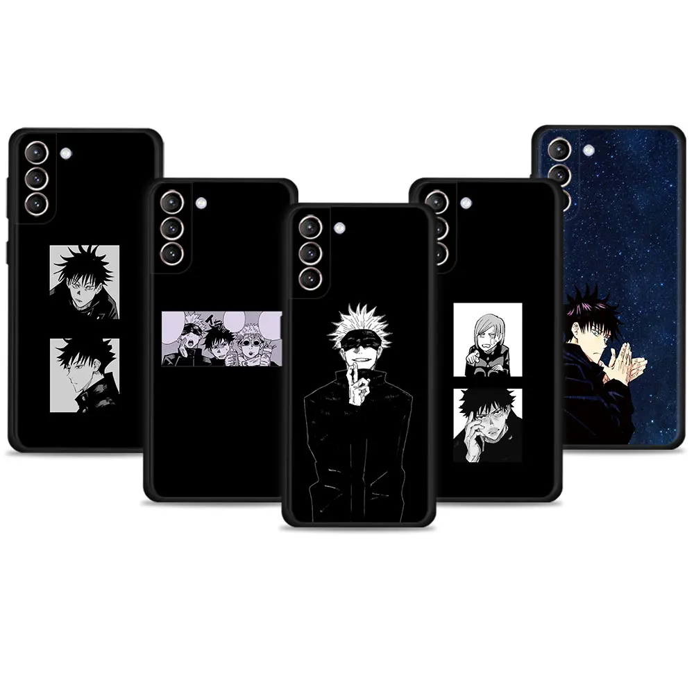 

Bag Phone Case jujutsu kaisen Gojou satoru For Samsung S22 Ultra 5G S8 S7 S10e S9 S21 Plus S10 S20 FE 2022