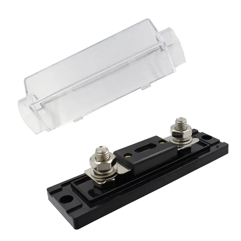 

48v 100a Car Audio Fuse Holder Strong Conductivity High Temperature Resistance Vehicle Fuse (built-in 100a Fuse)