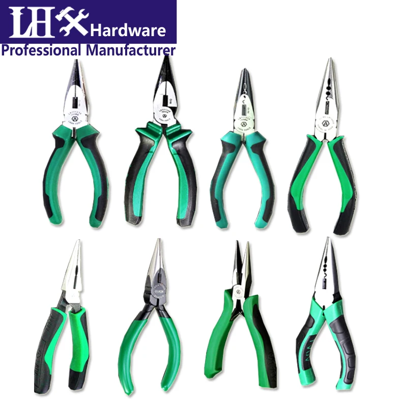 

Needle Nose Pliers Wire Stripper Toothless Threaded Chromium Molybdenum Steel Chrome Vanadium Steel for Home Tool Set LHX XY63 a