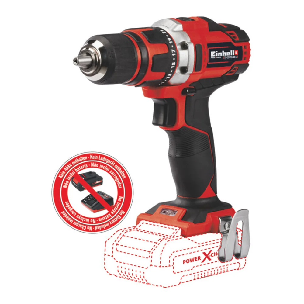 

Cordless Drill TE-CD 18/40 Li-Solo