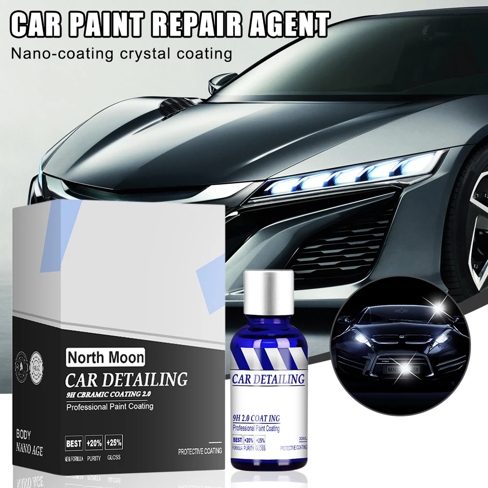 

30ml 50ml Car Ceramic Coating Hydrophobic Glass Coating Waterproof Auto Detailing Car Paint Care Repair Polish Kit Accessories