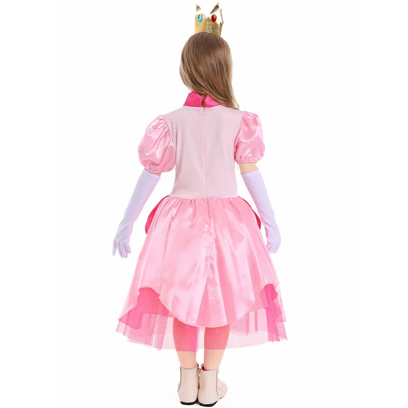 Розовые костюмы принцессы на Хэллоуин для девочек детское сказочное королева