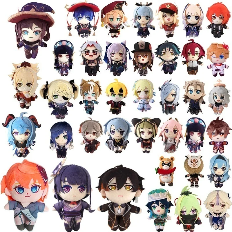 

20CM Anime Game Genshin Impact Gorou Kawaii Plush Doll Pillows Cosplay Cartoon Props Gifts Decoration Accessories
