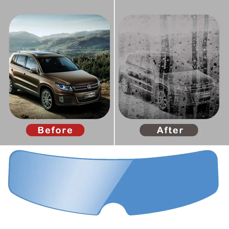 Universal Motorcycle Helmet Rainproof Anti-fog Film Anti-Fog Patch Screen Against UV Accessories 245*80MM |