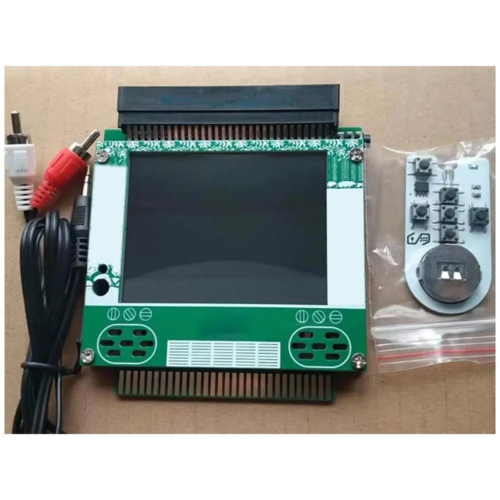 

Game Console Screen Card For FC Screen Game Card Mini Monitor 3.5 Inch Test Drive Small Screen AV Input Small TV Game Accessory