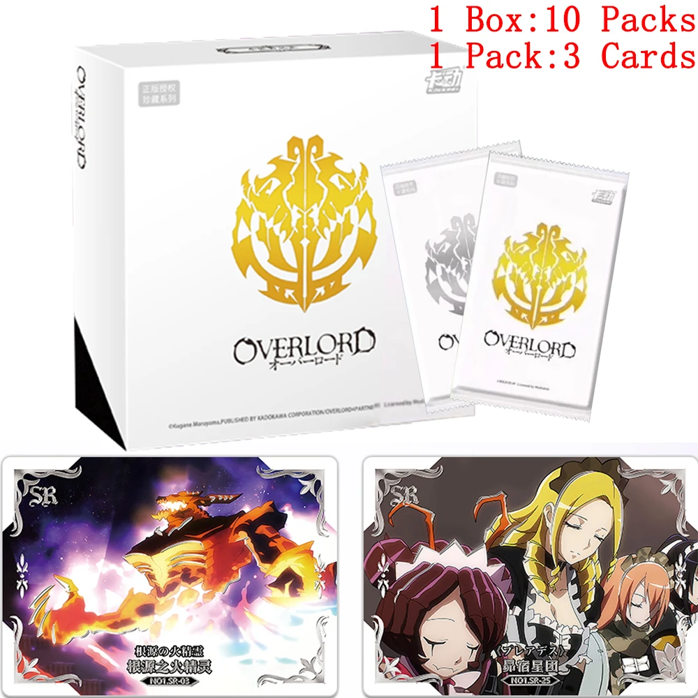 

Wholesale Anime OVERLORD Luxury Collection Cards Movie Character Albedo and Anzi Limited SDR Toy Cards Hobbies Christmas Gifts