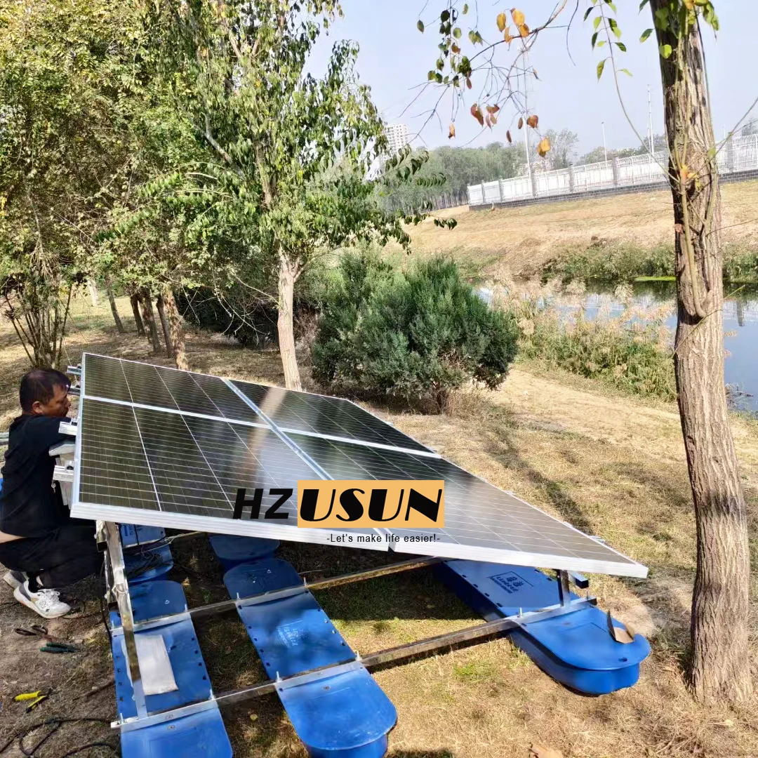 HZUSUN 1 5 л.с. наружный плавающий фонтан на солнечной энергии для пруда кислородный