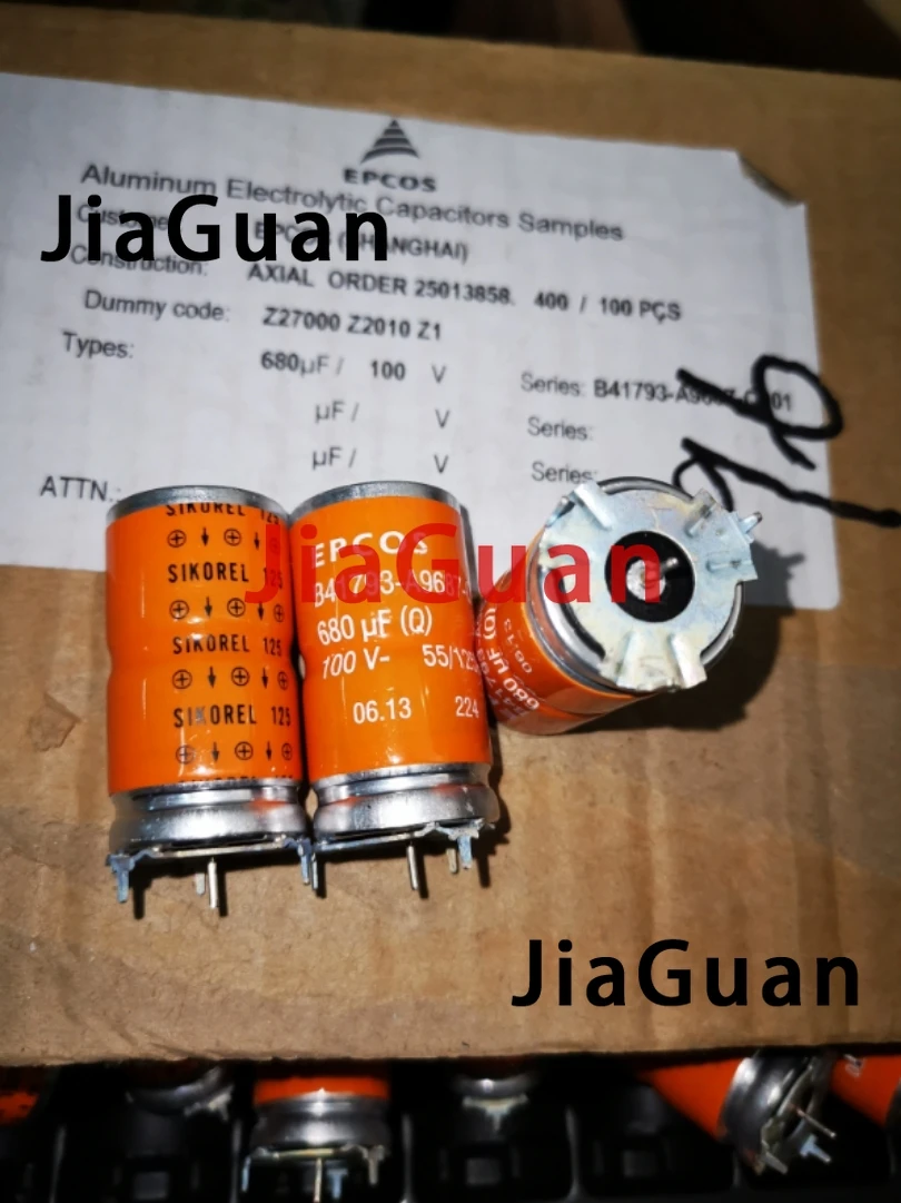 

2PCS NEW EPCOS B41793 100V 680UF 20X39MM 125degrees 680UF100V SIKOREL B41793-A9687-Q1 125 EPCOS LL 100V680UF (Q)