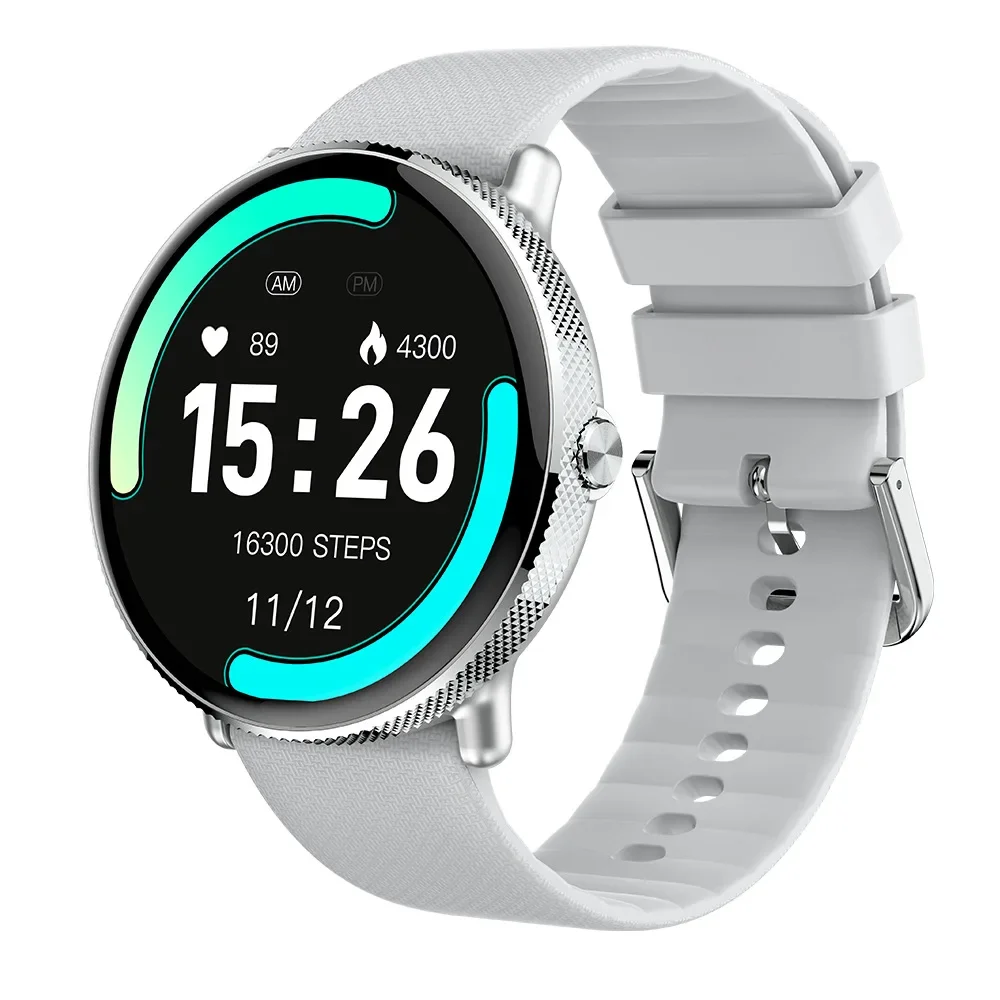 

New S61 smart couple watch round screen bluetooth call heart rate, blood oxygen sleep monitoring message reminder exercise