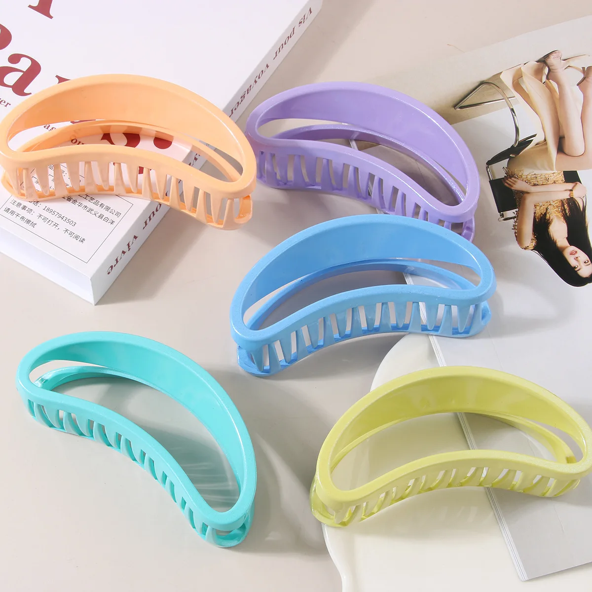 

Geometry Hair Hoop Accessories Girl Star Clip Tongs Luxury Women's Clips Claws Buckle Accessory Claw Decoration Vintage Brackets