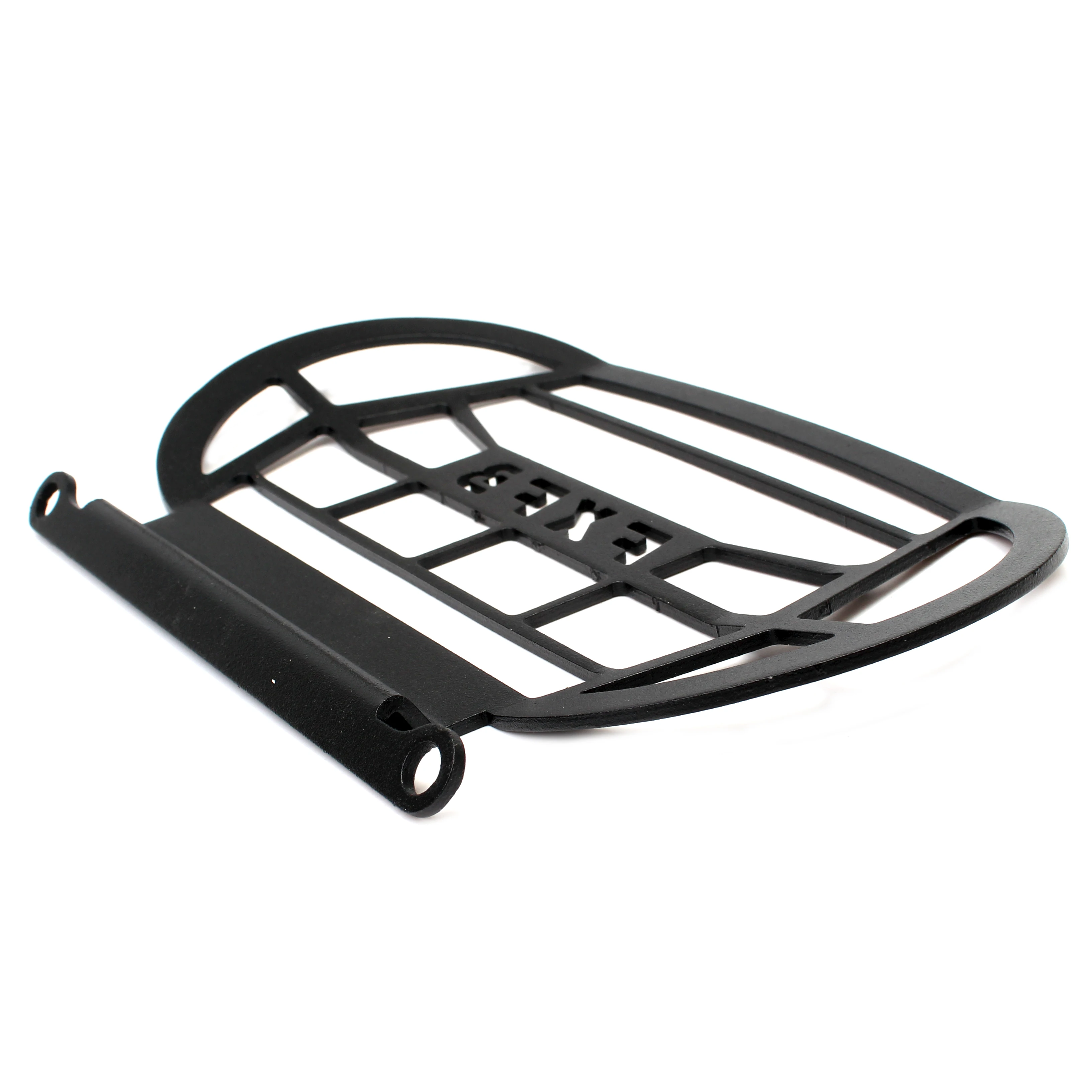 1X Black Headlight Grill Cover For Harley Softail M8 Fat Bob FXFB 18-22 Retro Protector Vintage Light Lamp |