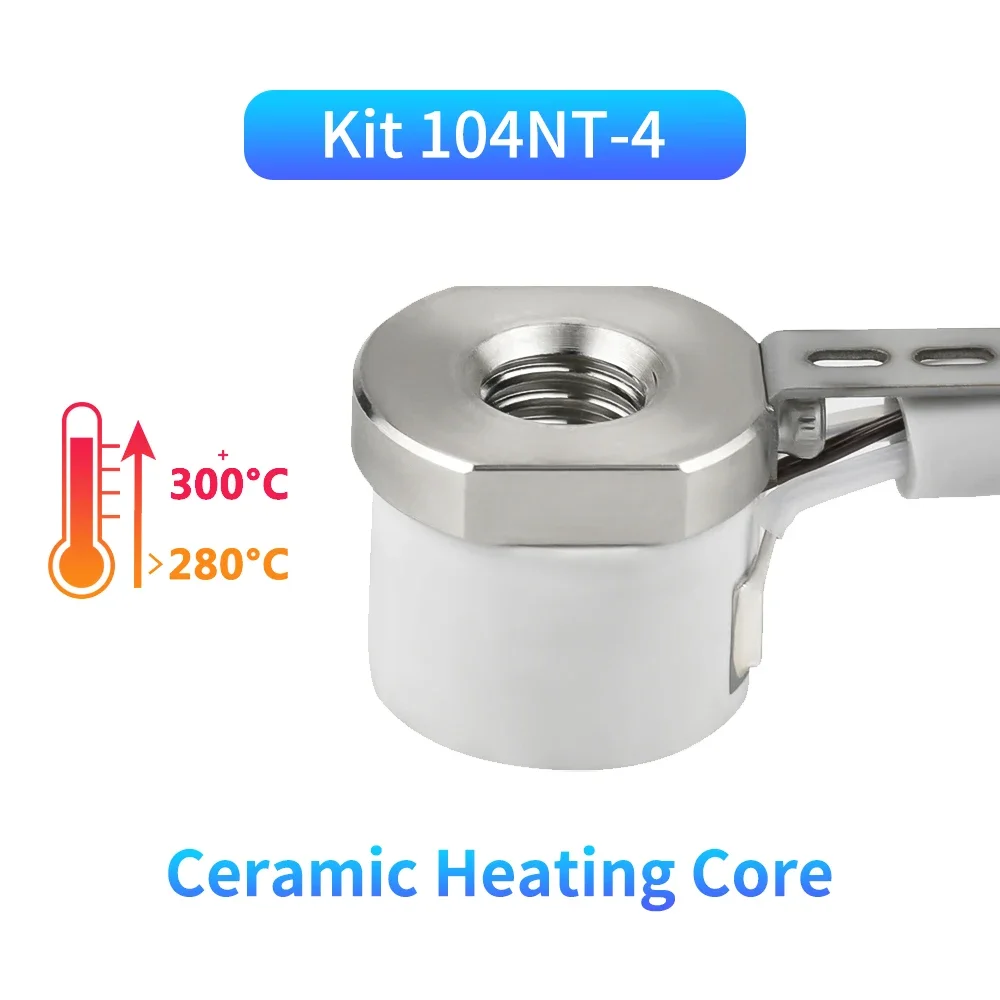 Фото V6 Hotend керамический нагреватель Core 104NT термистор для Ender 3 V6 hotend CR10 CR-10 CR-6 SE mk3s 3d принтер Hotend Kit №2