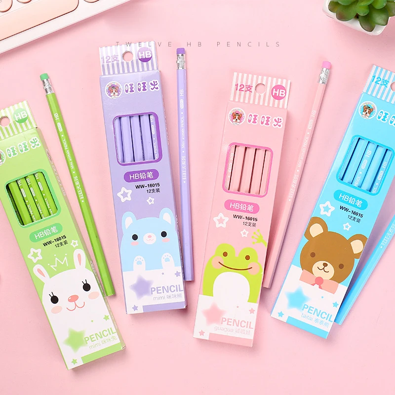 

12 шт., милые Мультяшные школьные Фотообои