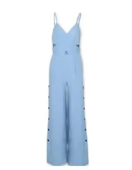 Комбинезоны женские из хлопка и льна цельные без рукавов летние с высокой талией