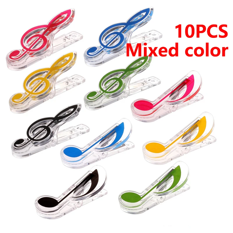 Пластиковые музыкальные зажимы для нот