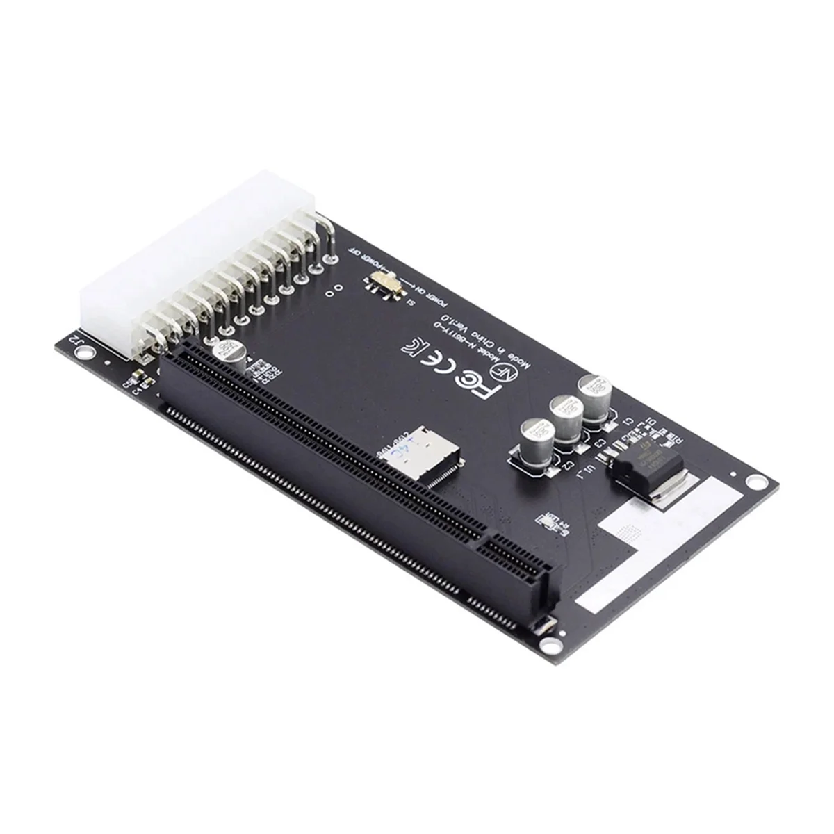 4 адаптера Oculink SFF-8612 SFF-8611 к PCIE PCI-Express 16X с 24-контактным портом питания ATX для