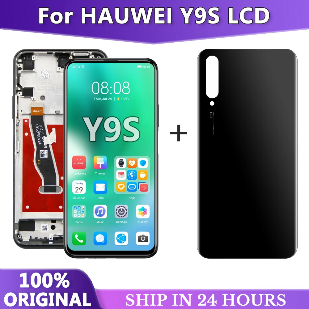 

6.59'' Display for Huawei Y9S Lcd Touch Screen Digitizer with frame Assembly Replacement for Huawei Y9 s STK-L21 STK-LX3 LCD