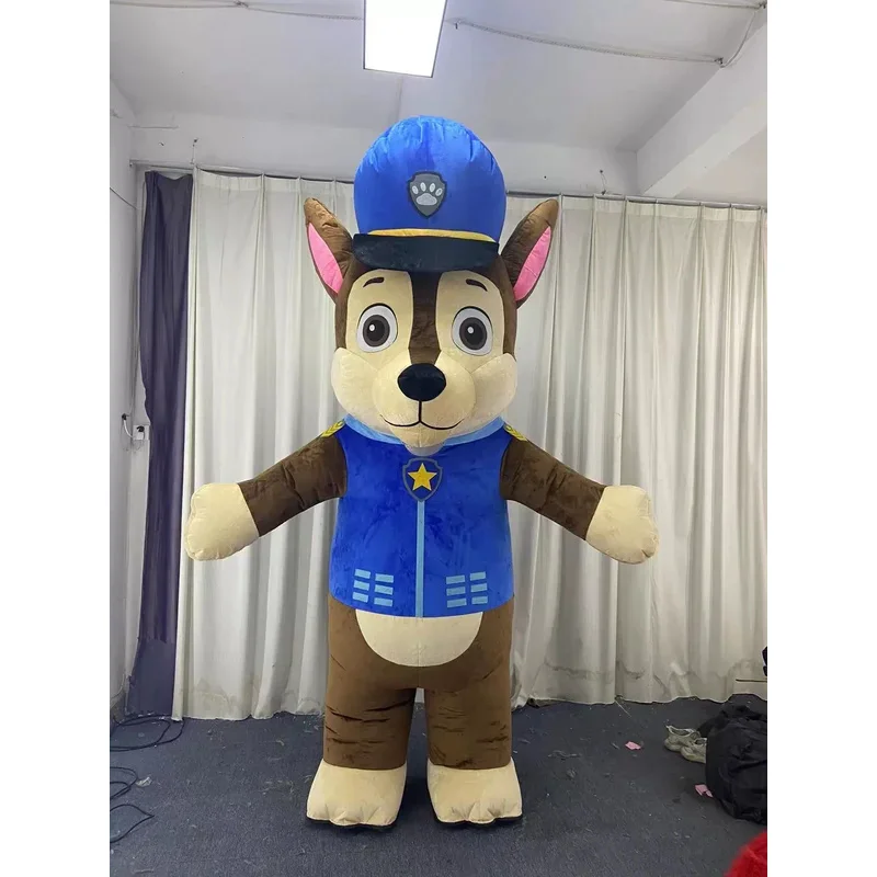 Надувная кукла собака костюм косплей команда талисман мультфильм Хэллоуин