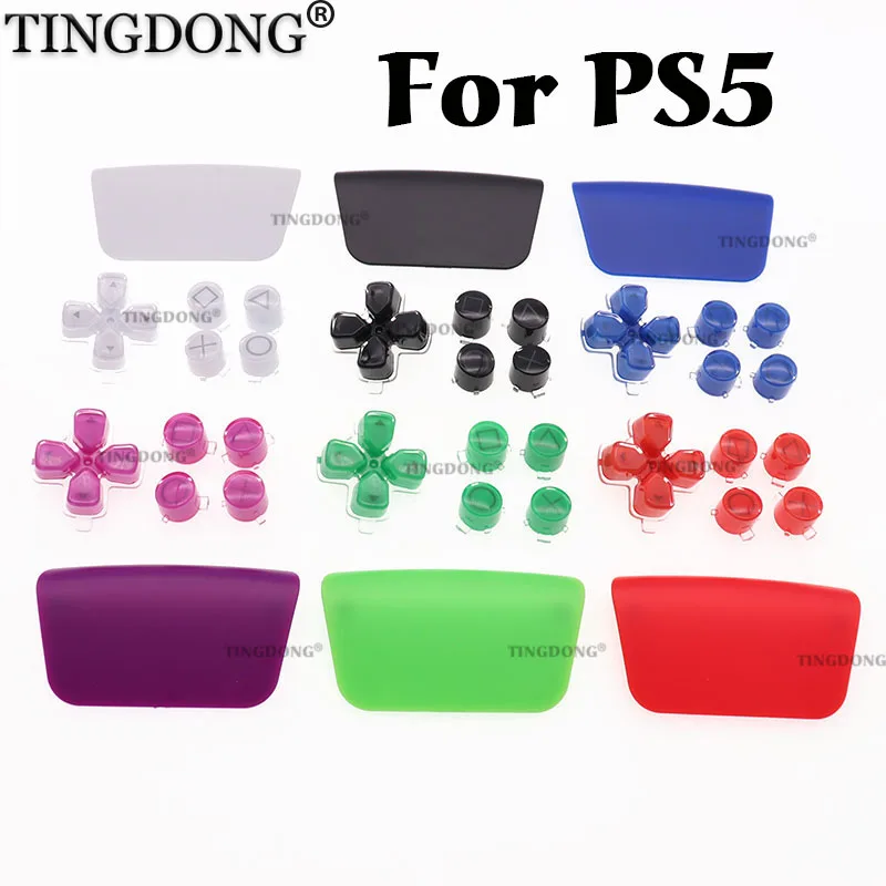 

Набор кнопок Move Action Dpad ABXY X, Запасные детали для замены, сенсорная пластиковая сенсорная панель для контроллера PS5