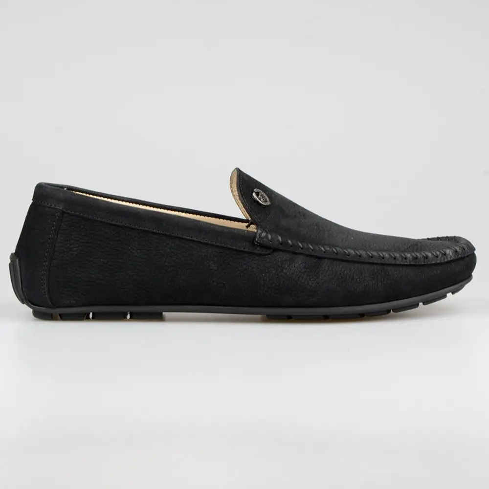 

FootCourt- Men Loafers Shoes New Men's Casual Shoes Men Fashion Black Moccasins Boat Shoes Slip-On Leather Men's Shoes Handmade