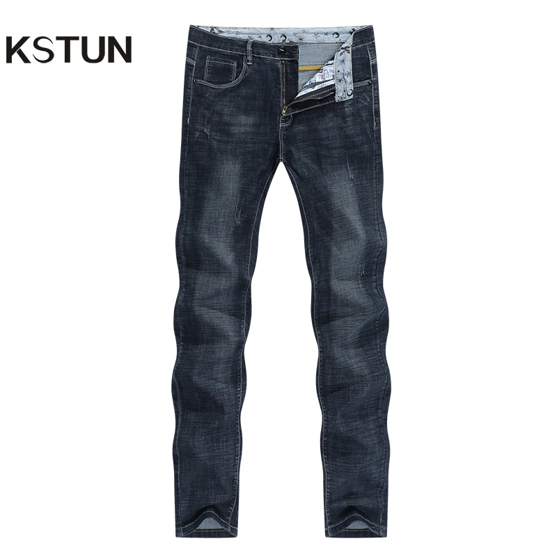 

Black Jeans Men Famous Brand Slim Straight Spring and Autumn Full Length Trousrs Men's Clothing High Quality Male Jeans Hombre