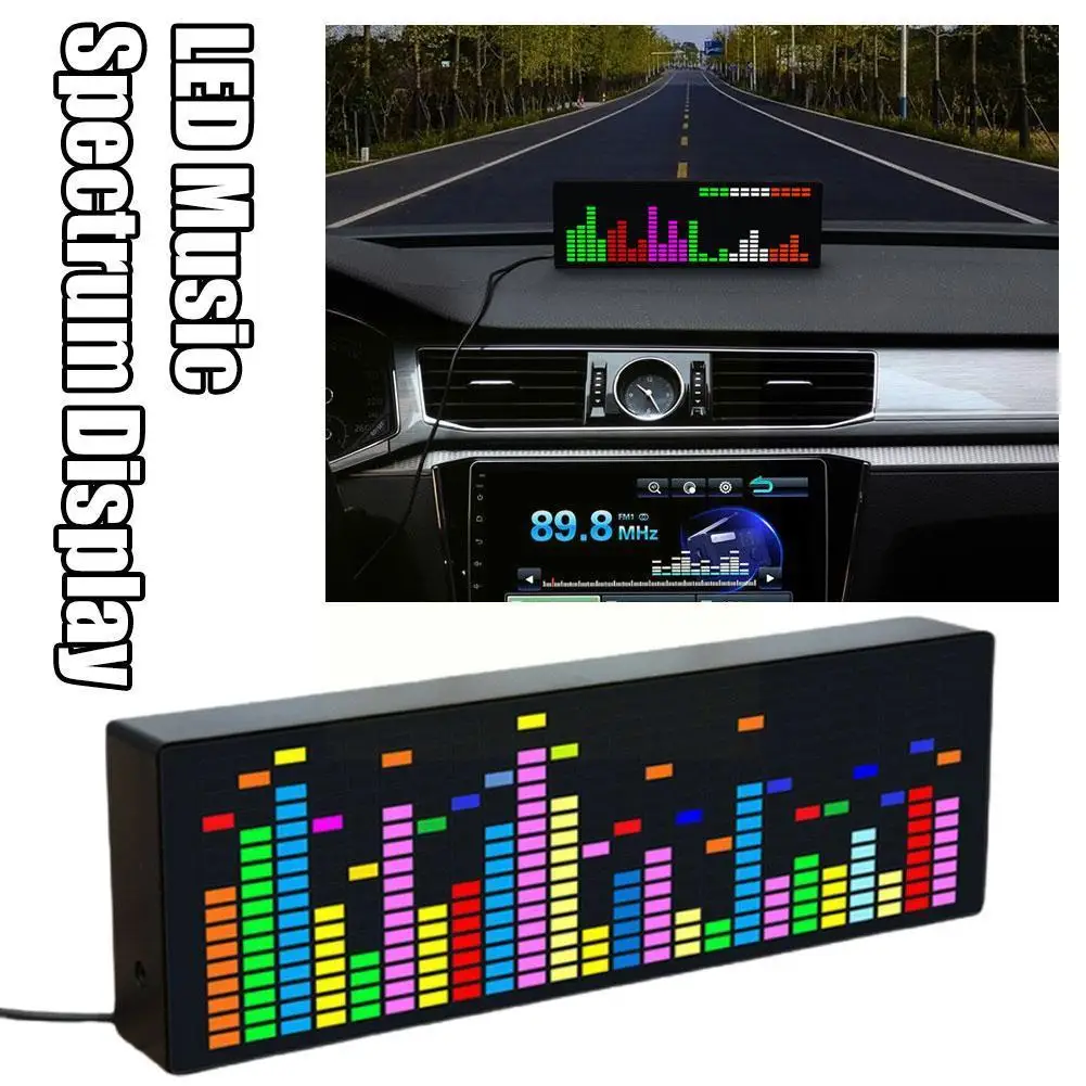 

DIY LED Music Spectrum Sound Wave Electronic Kit 1624 Parts Segment Display Level Indication Light Welding Rhythm V1X3