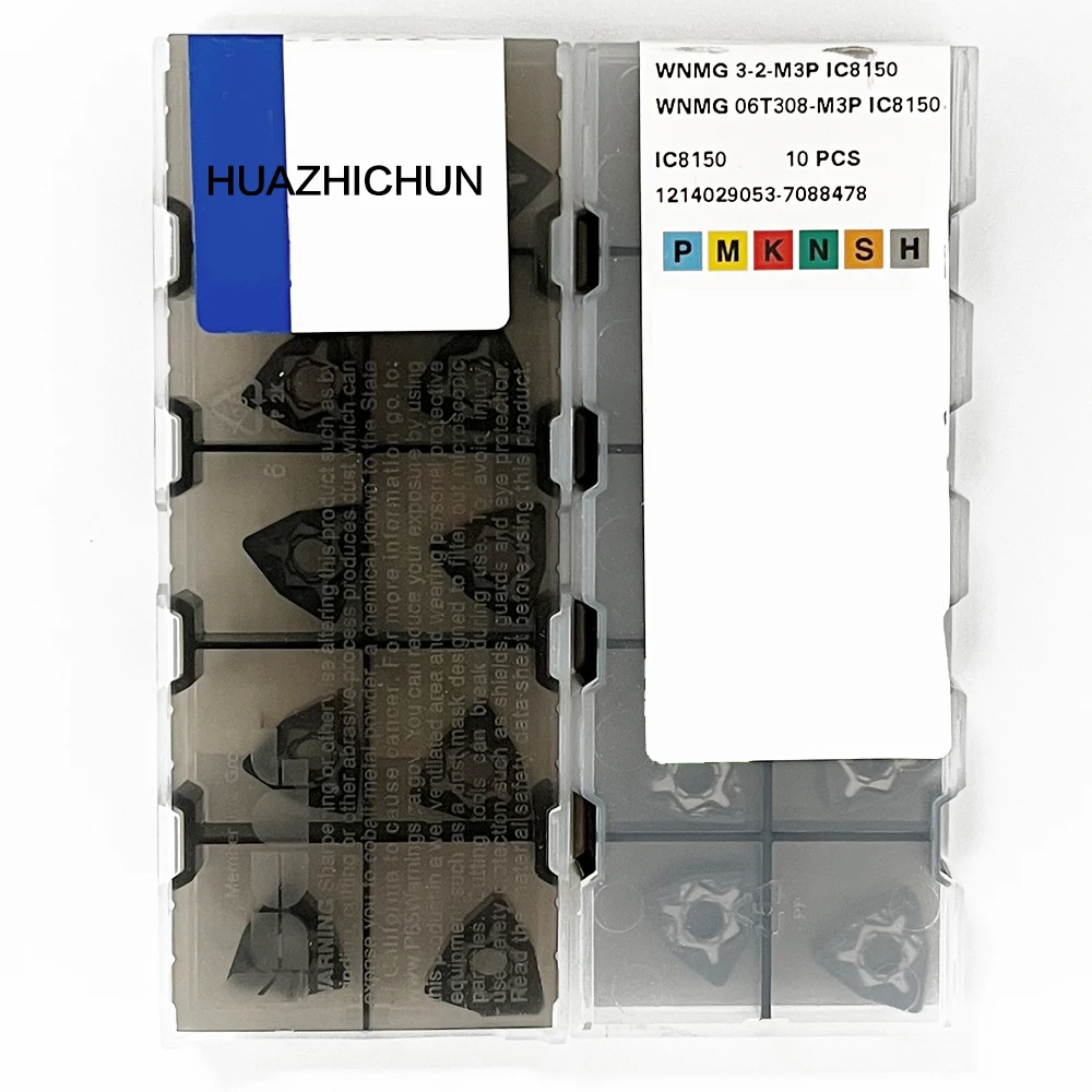 

HUAZHICHUN WNMG 06T308-M3P IC8150 CNC карбидные вставки токарные инструменты