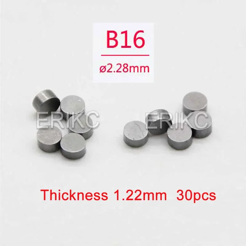 B16 Шайбы регулировки форсунок Common Rail B16 1,03-1,22 мм для ремонтного комплекта форсунок впрыска Прокладка