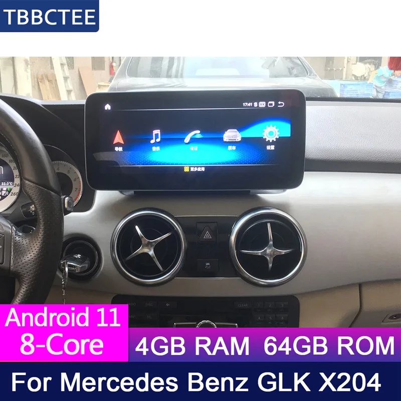 

Android 11 4G+64G Wireless CarPlay For Mercedes Benz MB GLK X204 2013~2016 NTG Car Radio GPS Multimedia Player Navigation Navi