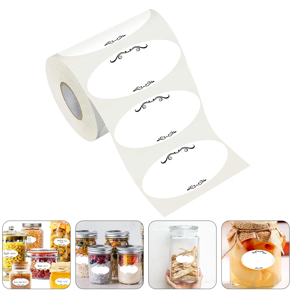 

Stickers Canned Packaging Labels Simple Jar Clear Kraft Paper Self-adhesive Canning Copper Plate Sealing