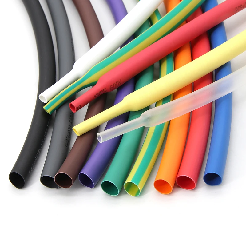 1M 2:1 Heat Shrink Tubing Dia1 2 3 4 5 6 8 10 12 14 16 18 20 22 25 30 35 40 45 50 60 70 80mm Polyolefin Cable sleeve shrink tube