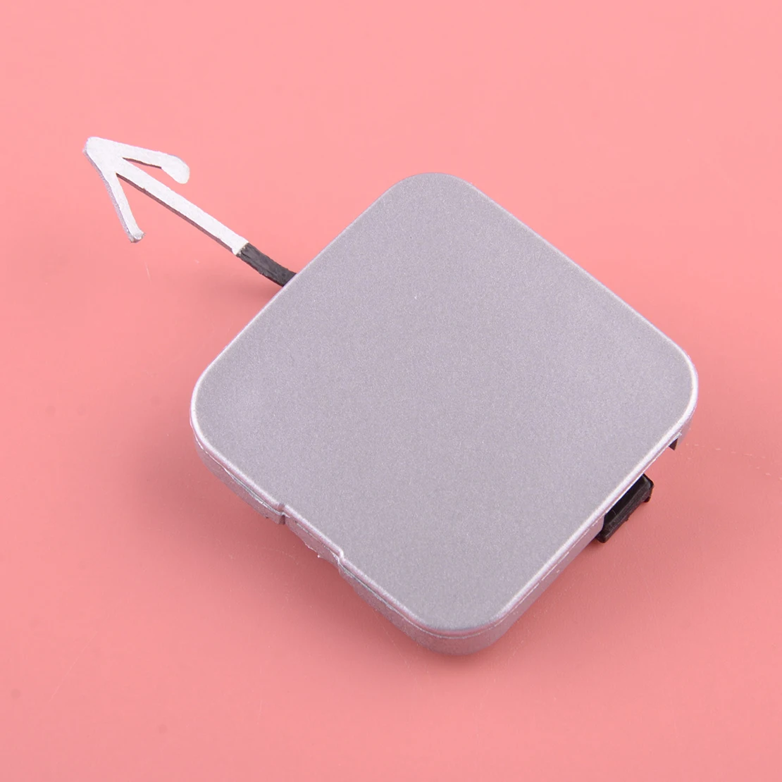 

Car Rear Bumper Towing Tow Hook Eye Cover Cap 85071-4GA0A Fit For Infiniti Q50 2014 2015 2016 2017 2018 Silver Plastic