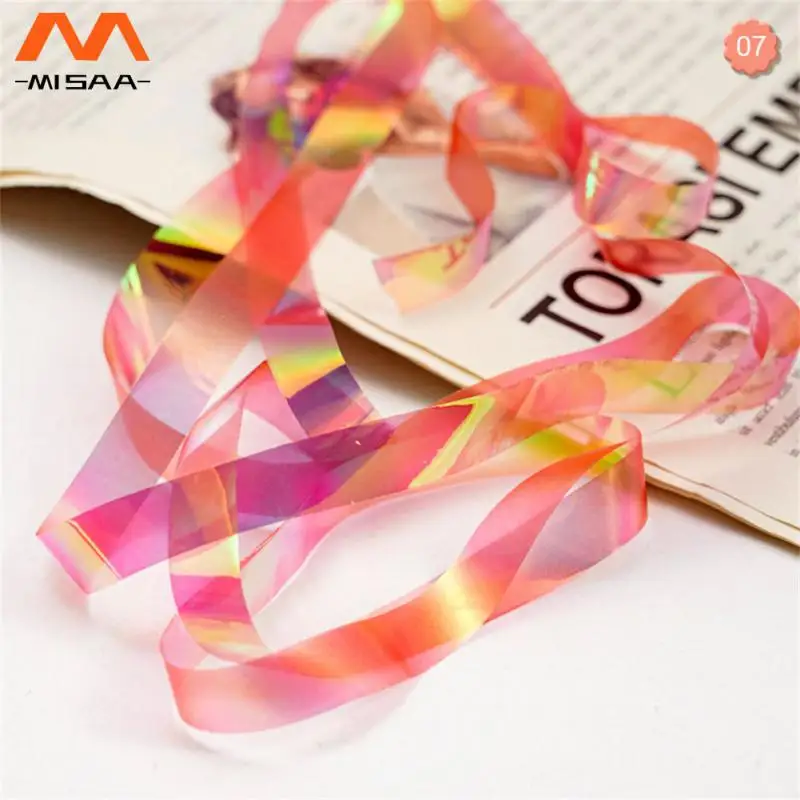 

Стеклянная пленка для дизайна ногтей из фольги Авроры, самодельная целлофановая бумага, лазер, градиент, конфеты, бумага, трендовая декорат...