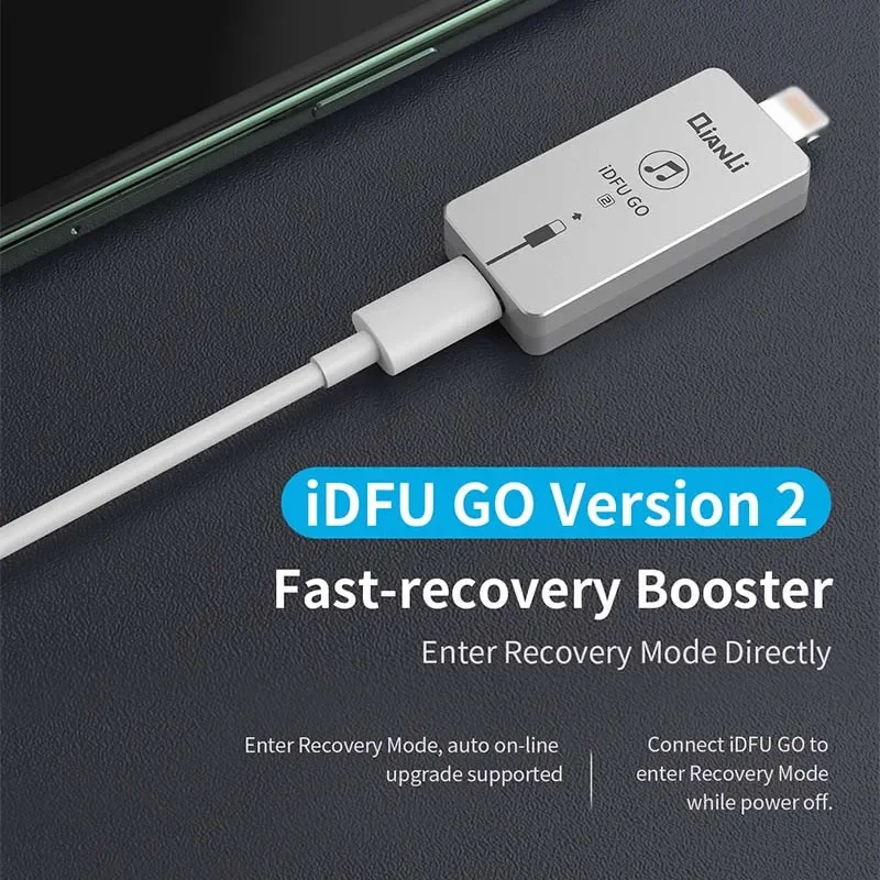 Фото QIANLI iDFU GO 2 3 усилитель быстрого восстановления для IP Pad Lightning /Type-C интерфейс, вход в режим восстановления Nand устройство записи данных №4
