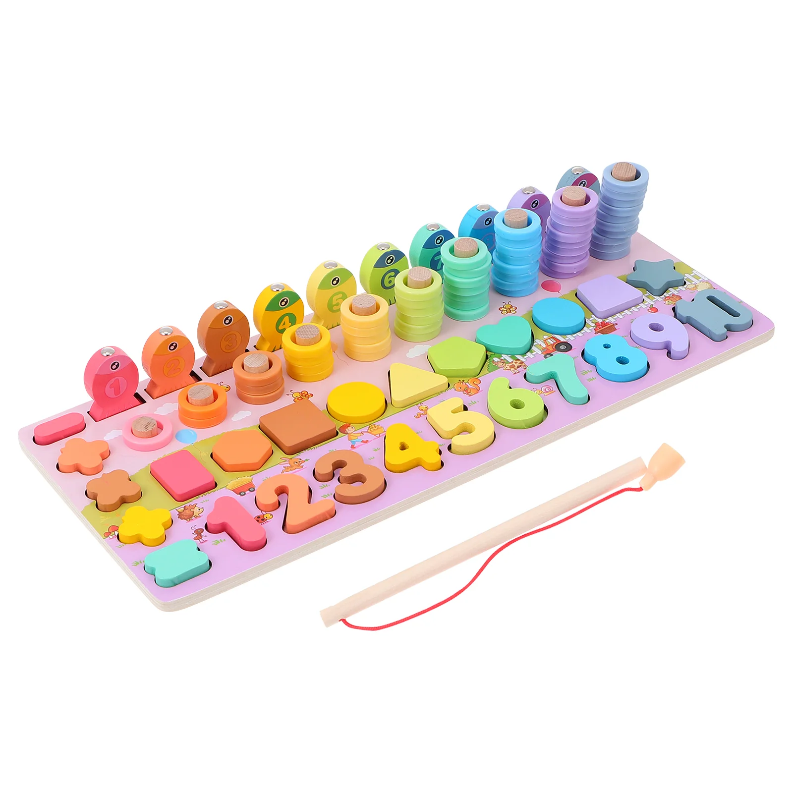 

Toy Puzzle Giftcolor Preschool Magnetic Alphabet Wooden Game Education Math Sorting Number Digital Cognition Recognition Bricks