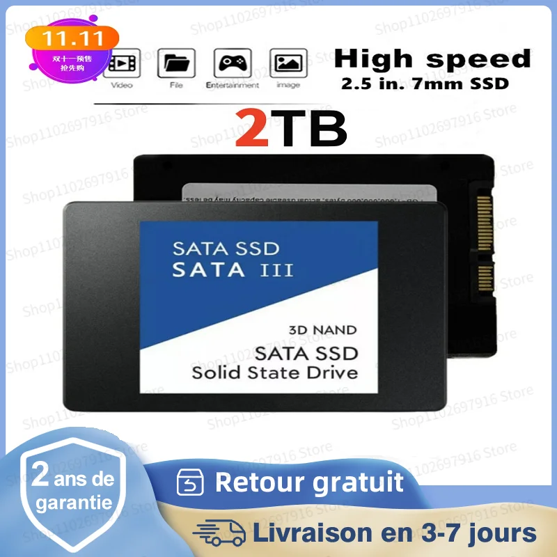 

4TB Sata3 Ssd 1TB 2TB Hdd 2.5 Hard Disk Disc 2.5 Disco duro de 2 TB y 4 TB Internal Solid State Drive ssd xbox series x 1tb