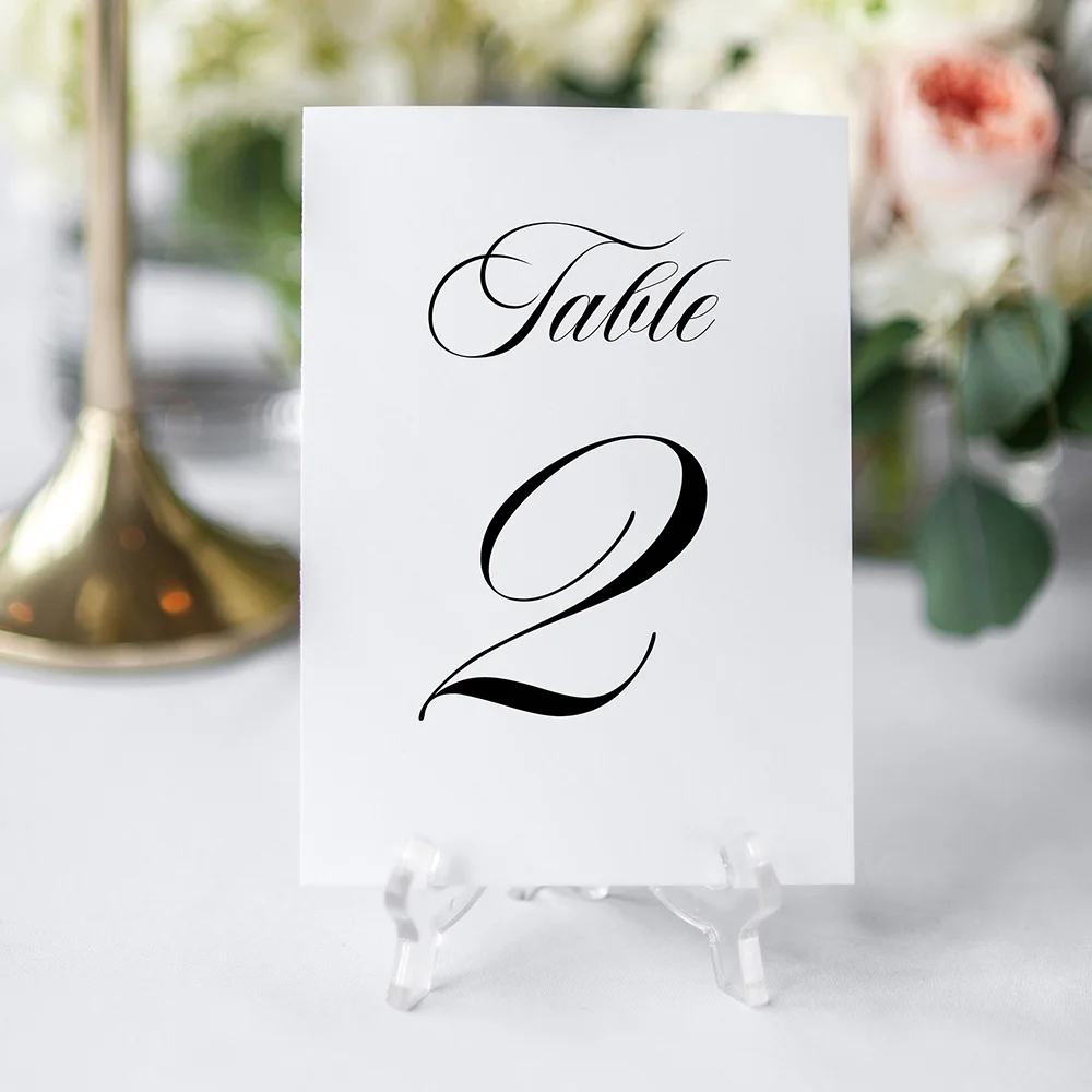 Цифры стола персонализированные Табличные цифры карты для свадебной приемной