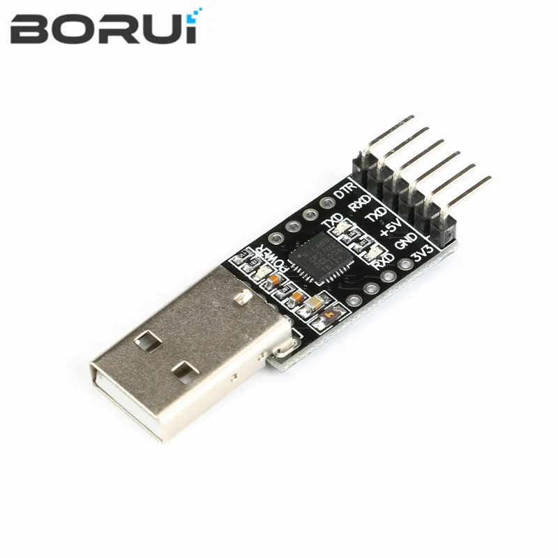 CP2102 USB 2 0 в TTL UART модуль 6-контактный последовательный преобразователь STC Замена