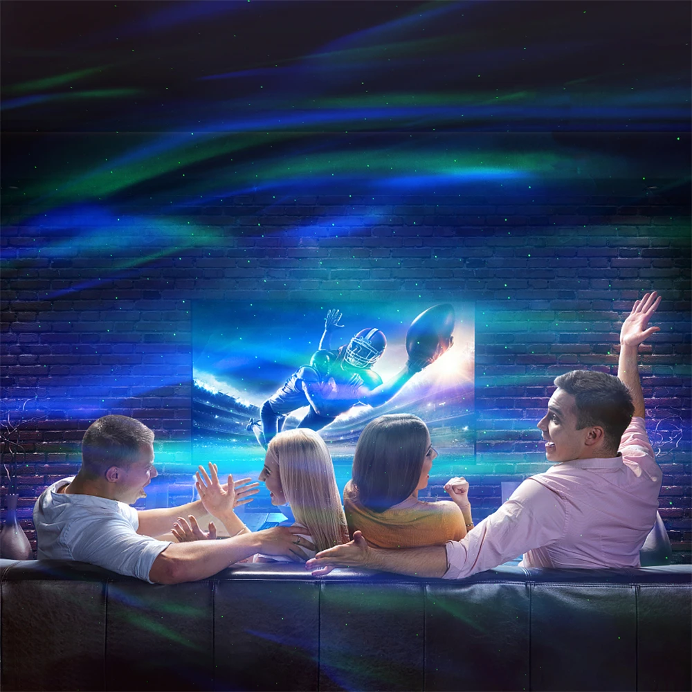 Лазерный Галактический проектор звездного неба светодиодный ночник настенные