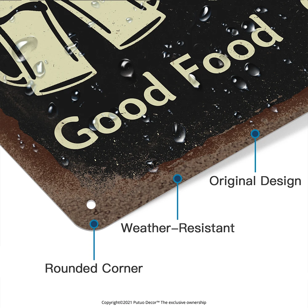 Декоративный персонализированный знак Putuo для заднего двора украшения барбекю