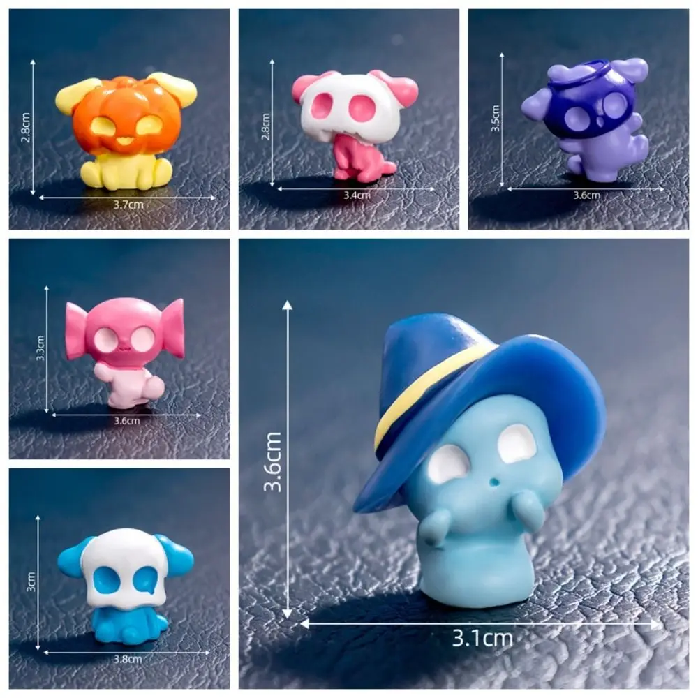 Мини-эльф Тыквенная Кепка Шляпа Ведьмы Смоляная Фигурка Конфеты Украшения