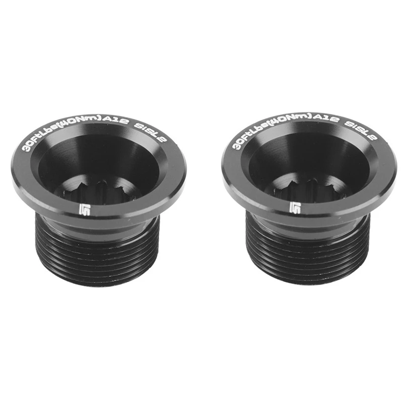 

HOT 2Pcs For Cannondale Hollowgram Sisl2 Crankbolt Kit - Black - KP251/BLK