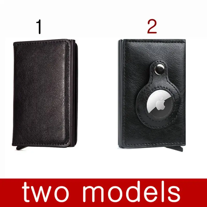rfid card holder men wallets money bag male black short purse 2022 small leather slim wallets mini wallets for airtag air tag free global shipping